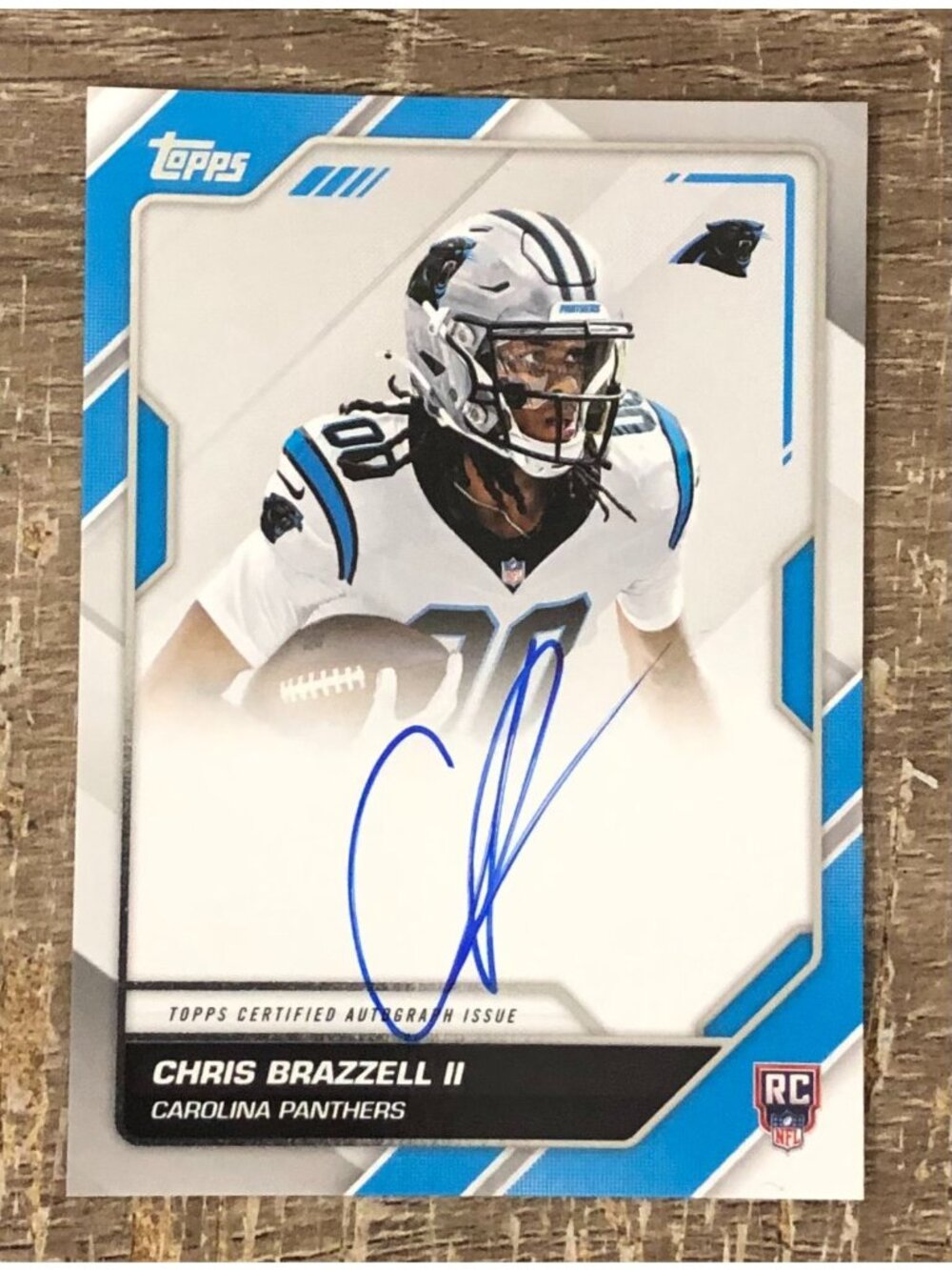 Topps 2026 Flagship Chris Brazzell II Auto Panthers RC First Signatures FFS-CBR